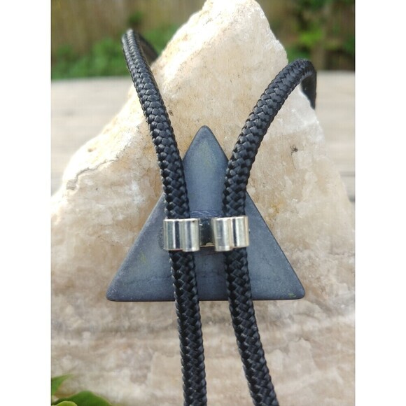 Handcrafted Trionimo Tile Bolo Tie, Game Lover Gift - Picture 4 of 10